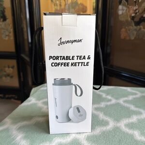 NWT Journeyman Portable Tea & Coffee Kettle - White
